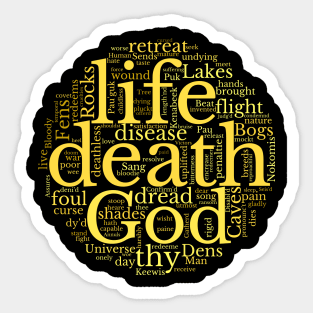 Life Death God (6) Sticker